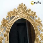 Vintage Ornate Wall Mirror Golden - Image 2